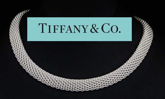 Tiffany Somerset Mesh Link Necklace 