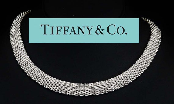 tiffany somerset mesh necklace