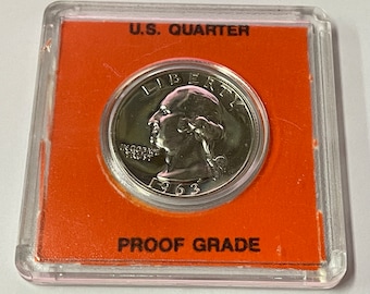 1966 年米国 25 セント硬貨 (ミントマークなし) - 良好な状態 - Etsy 日本