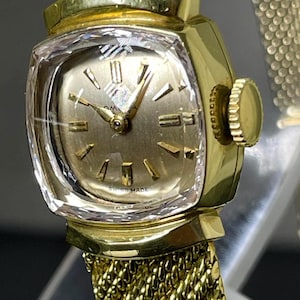 A Vintage Lady&#39;s 14kt Yellow Gold Omega Statement Watch, circa 1959