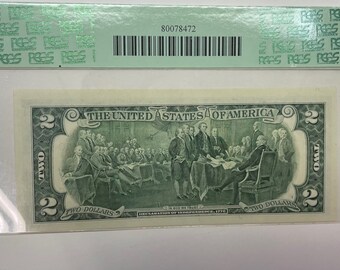 ねいの2 FR. 1938-J 2003A Two Dollar Federal Reserve Note PCGS 67PPQ