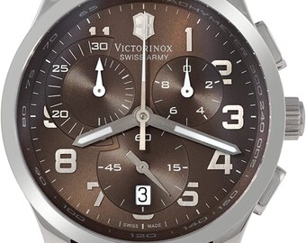 Victorinox Swiss Army Men's 241297 Alliance Chronograph Brown Dial