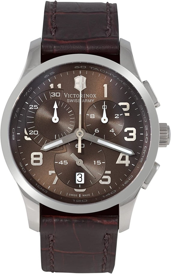 Victorinox Swiss Army Men's 241297 Alliance Chronograph Brown Dial