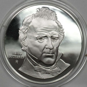 James Buchanan Sterling Official White House Historical Society Medal 1.3 Troy Oz 925 Silver Round 40 Grams 15th US President