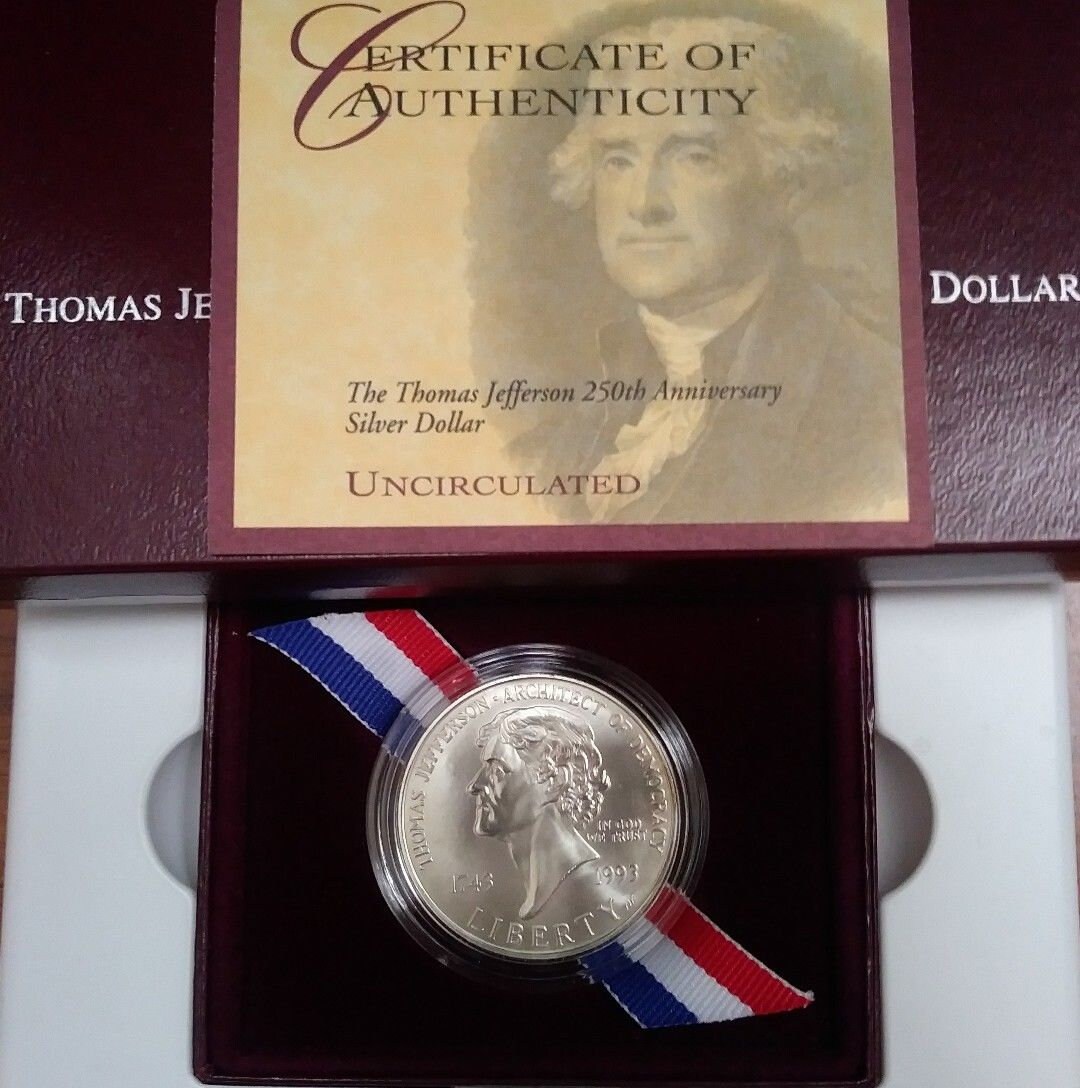 Thomas jefferson dollar coin - Etsy 日本