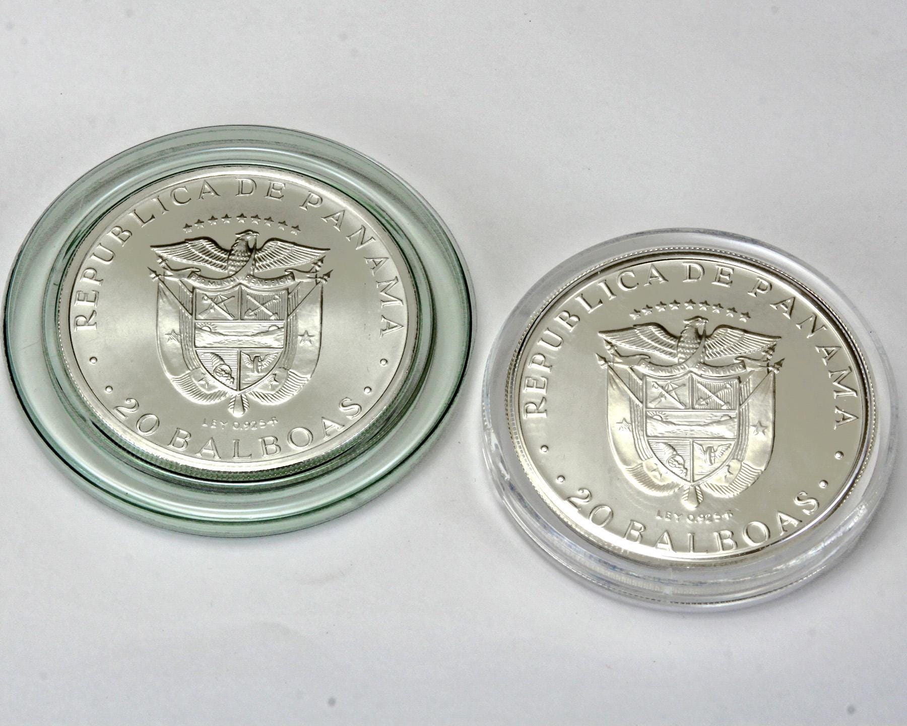 コレクション 1974 Panama 20 Balboas Coin 20 Balboas (Simón Bolívar) - Panama – Numista