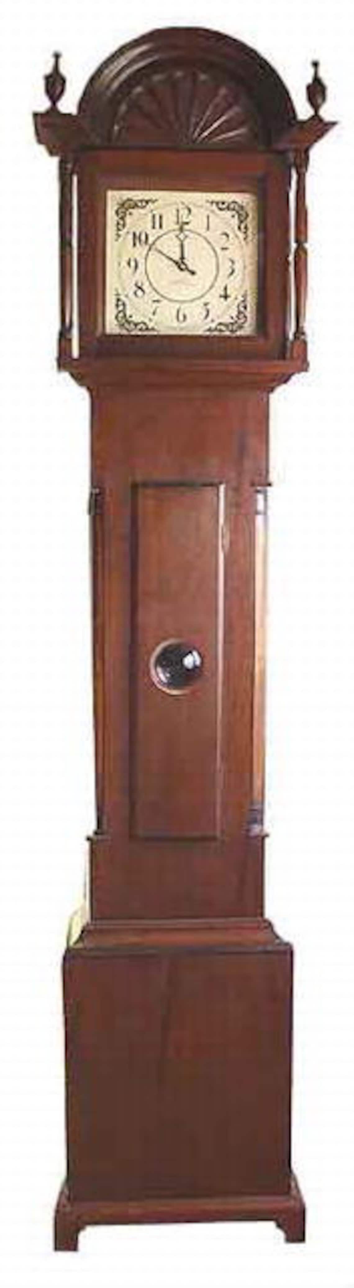 Vintage Seth Thomas Tall Case Grandfather Clock Etsy
