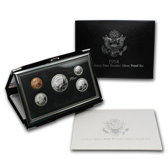 1992 US Mint Silver Proof Set Original Box and COA