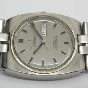 Vintage Mens Omega Constellation Cal 751 Automatic Day Date Watch, Piepan Dial circa 1970&#39;s