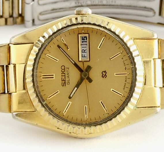 Woman's Seiko 3E23-0A69 Quartz Day Date Calendar President - Etsy