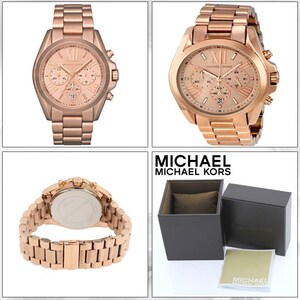 Michael Kors MK5503 Bradshaw Chronograph Rose Gold Pink Unisex - Etsy