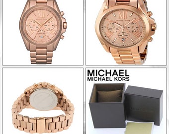 Michael Kors MK5503 Bradshaw Chronograph Rose Gold Pink Unisex
