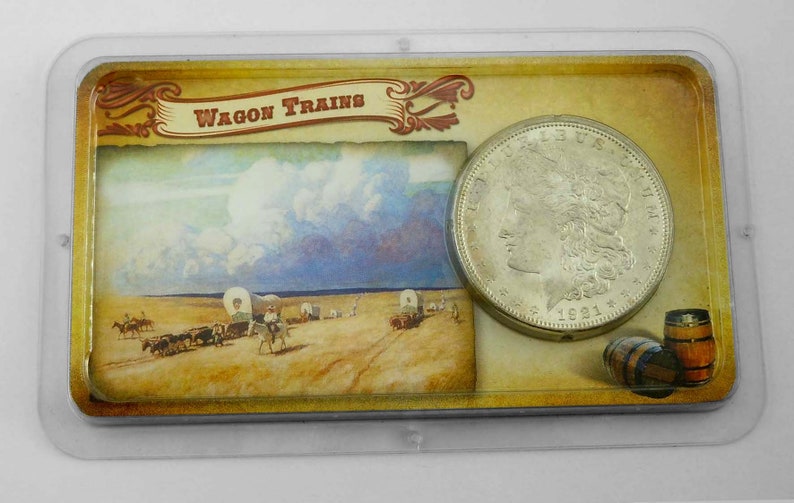 Rare Wagon Train 1921 Morgan Silver Dollar MS Condition United S