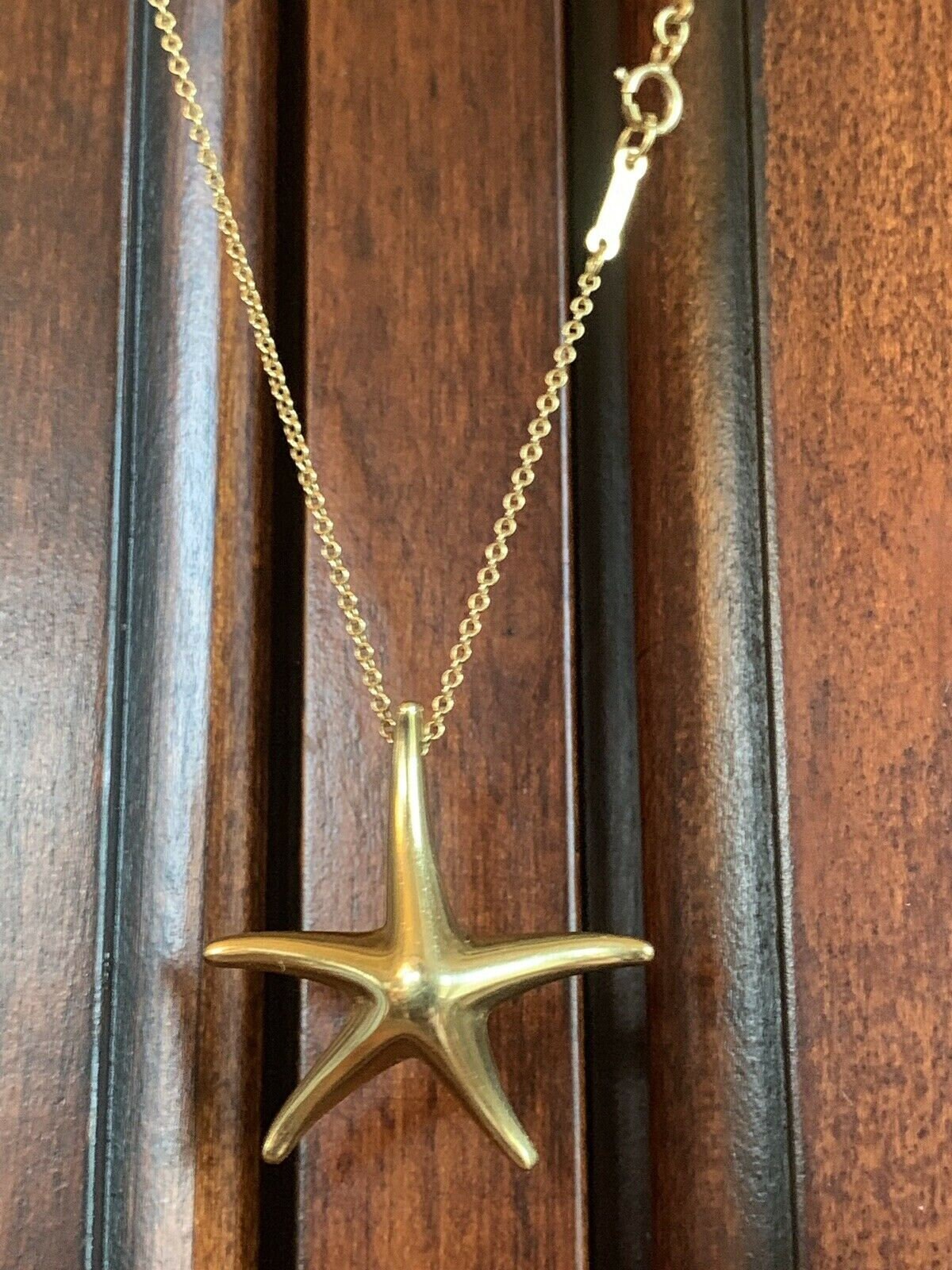 Tiffany \u0026 Co 18K Gold 30mm Elsa Peretti 