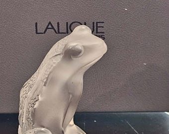 希少で美しい 1911 年製ルネ ラリックの「グルヌイユ」カエルのガラス