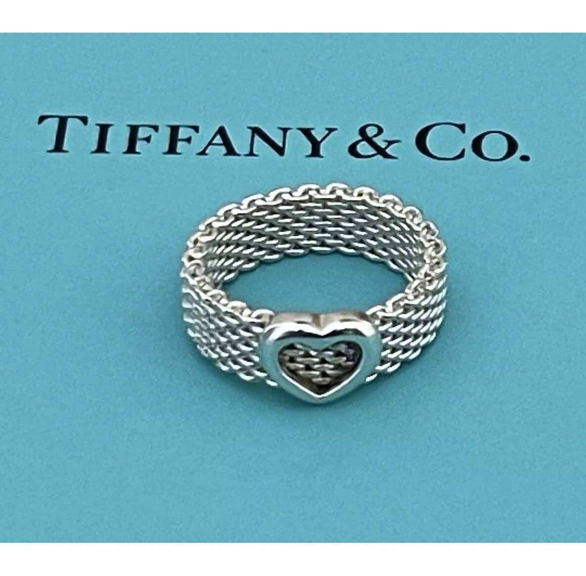 Tiffanys and co mesh ring - Etsy 日本
