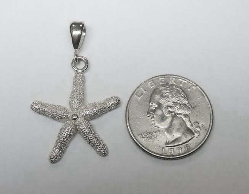 Vintage Sterling Silver Starfish Pendant Charm - Etsy