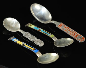 DAVID ANDERSEN 830S Silver Antique Norway Oslo States & Cities
