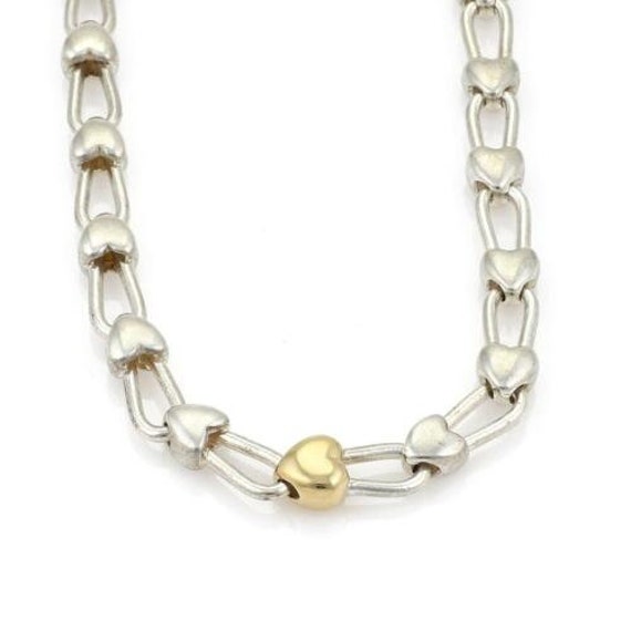 Gold / Silver LV Padlock Chain Link Necklace –