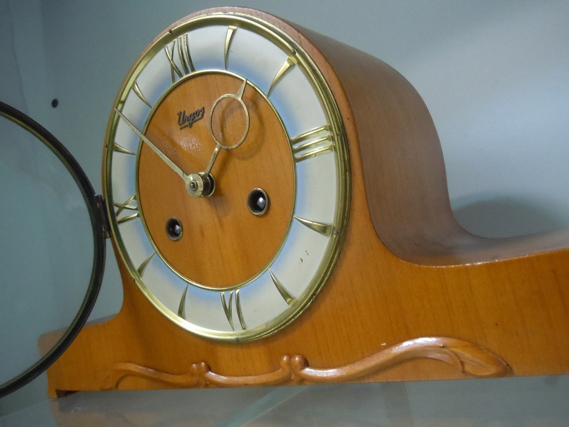 URGOS Made in Germany 8 Day Westminster Chime Mantle Clock Etsy