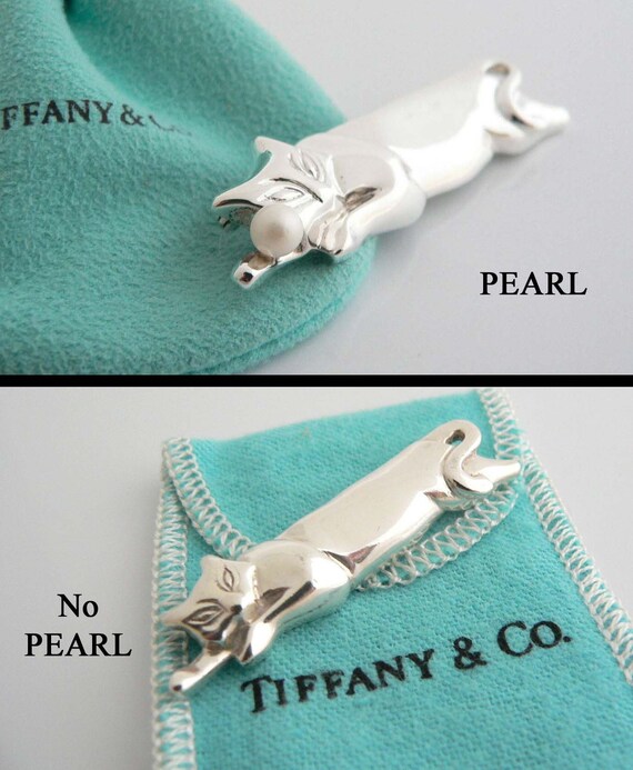 tiffany cat necklace