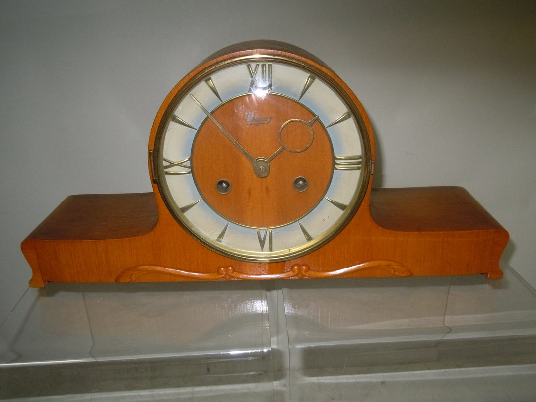URGOS Made in Germany 8 Day Westminster Chime Mantle Clock Etsy