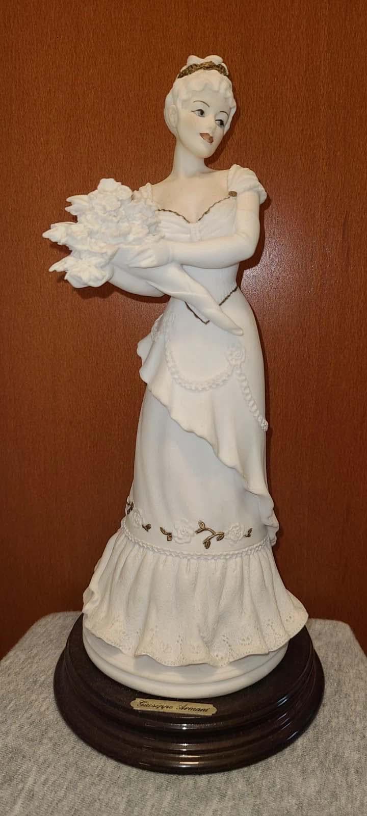 Giuseppe Armani Spring Melodies Lady With Flowers Porcelain