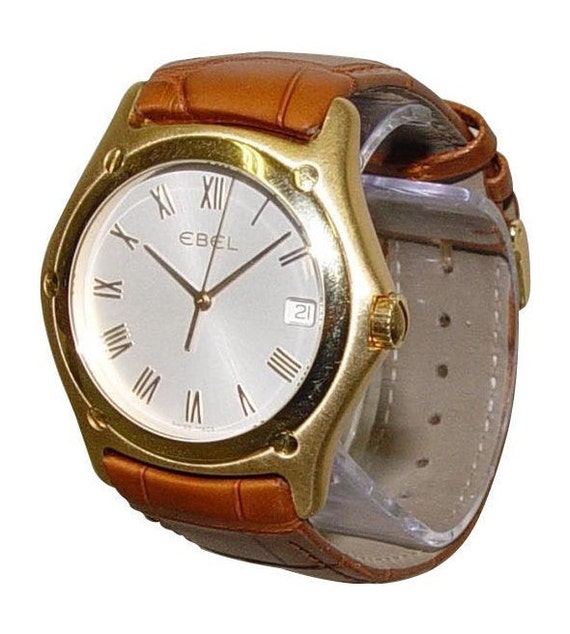 ebel gold watch 18k