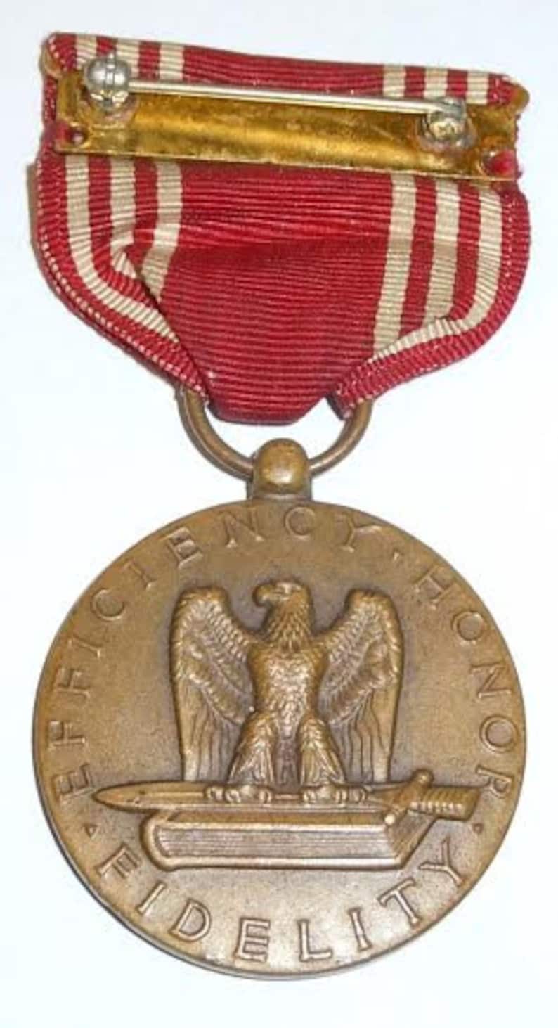 For Good Conduct Efficiency Honor Fidelity Bronze Star WW2 Etsy