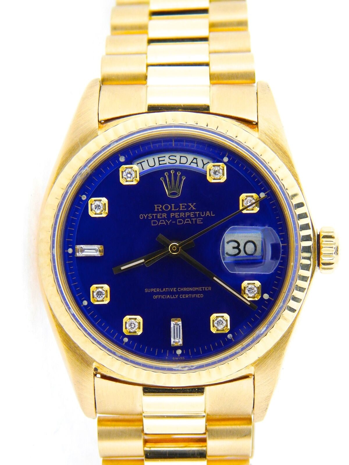Mens Rolex Day-date President Solid 18K 
