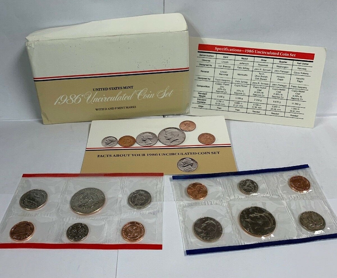 N 貨幣セット 1984年・1985年・1986年 3セット 1984 1985 1988 1989 1990 1992 1994 Uncirculated Mint Coin Set, P