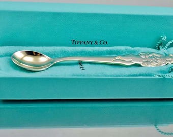 Tiffany & Co. Sterling Silver ABC Momma and Baby Bear Feeding