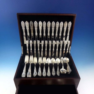 King Richard by Towle Sterling Silver Flatware Set For 24 Service 153 pieces