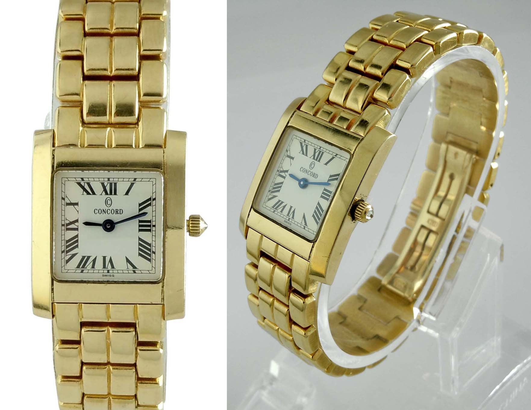 USA製 CORINTH コリンス MA-1 M ゴールド IDEAL 80s Vintage Concord Centurion Mens 18k / Stainless Dress Watch