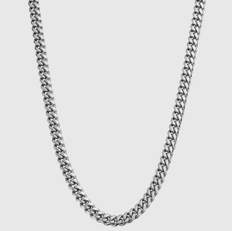 OCHCOH 925 Sterling Silver Clasp 3/3.5/4/5/7mm Cuban Link Chain for Men  Women Diamond Cut Chain Necklace 16, 18, 20, 22, 24, 26, 28, 30 Inch 
