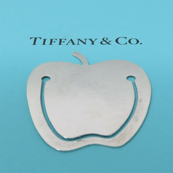 Vitnage Tiffany Sterling Silver Apple Shaped Bookmark Reading No 