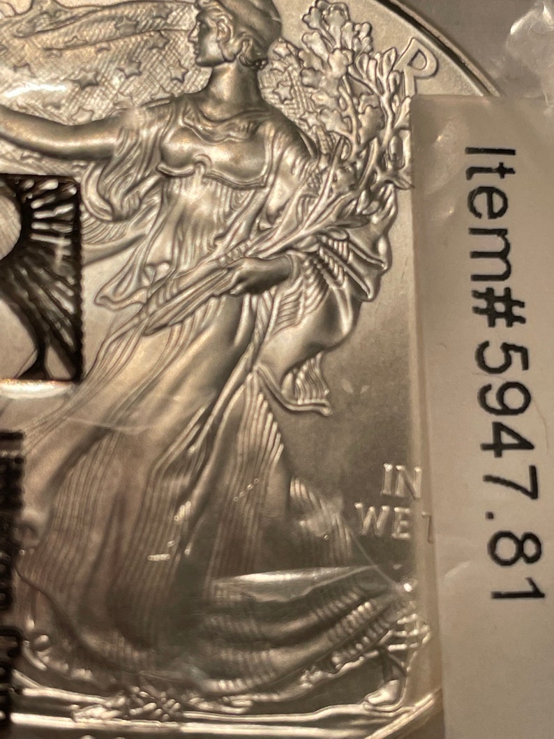 2009 Walking Liberty US 1 Oz Silver Coin Free USA Shipping American Eagle in BU Brilliant Uncirculated Condition Sealed