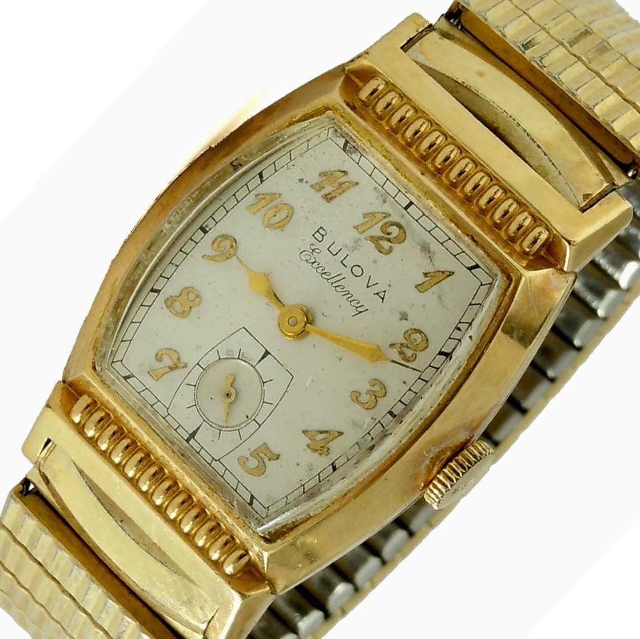 Mens Original Bulova EXCELLENCY 10K GF Craftsman 21 Jewel USA
