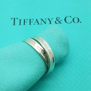 Tiffany & Co. Sterling Silver 1837 Interlocking Circles Double