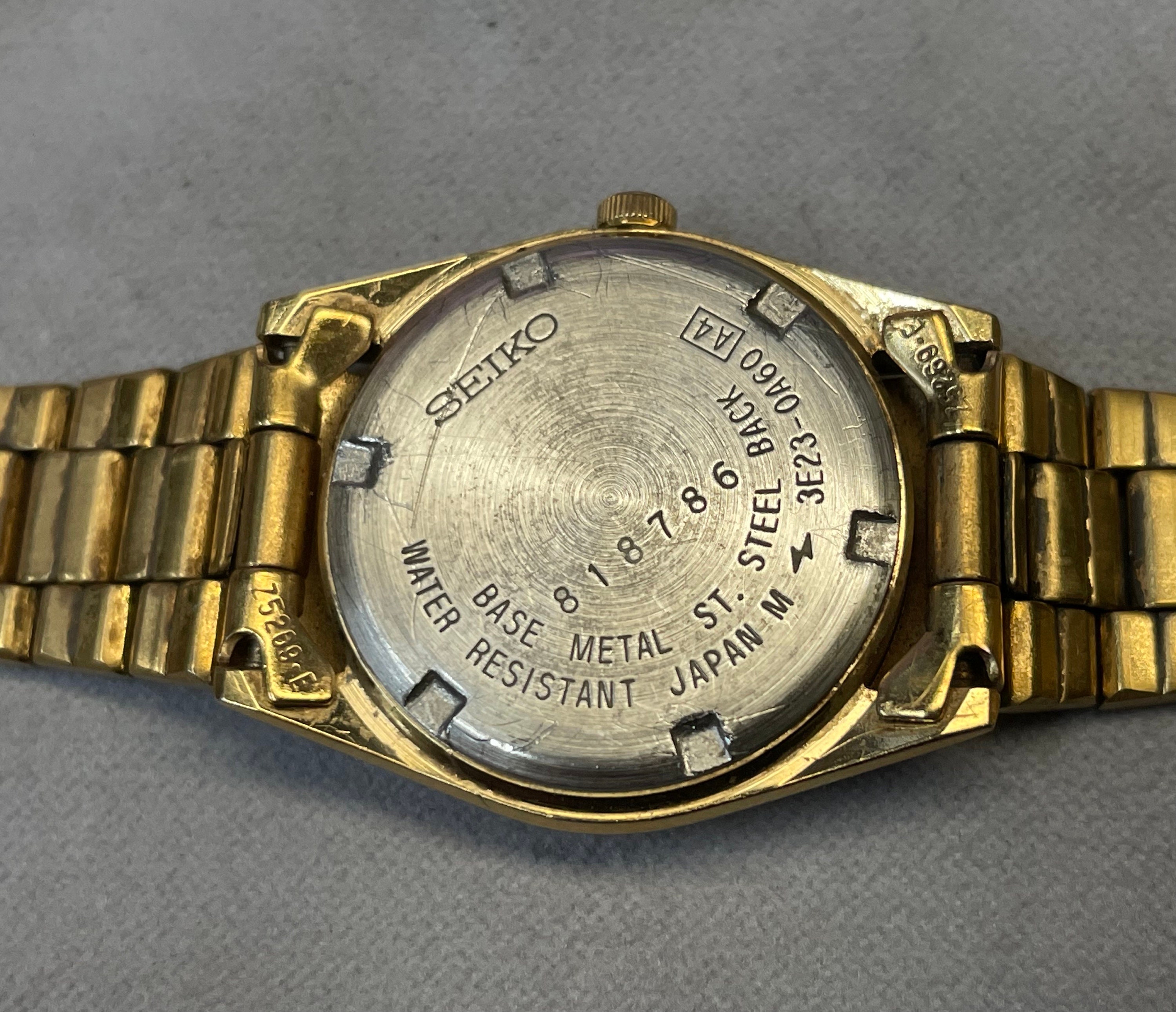 セイコー ネックレス型時計 ゴールド　17JEWELS SEIKOセイコー 時計 懐中時計 ウォッチ ペンダント ゴールド