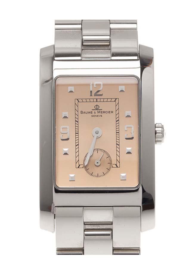 Baume & Mercier MV045063 ハンプトン 腕時計 Mens Baume & Mercier Hampton MV045063 Champagne (salmon Pink Rose