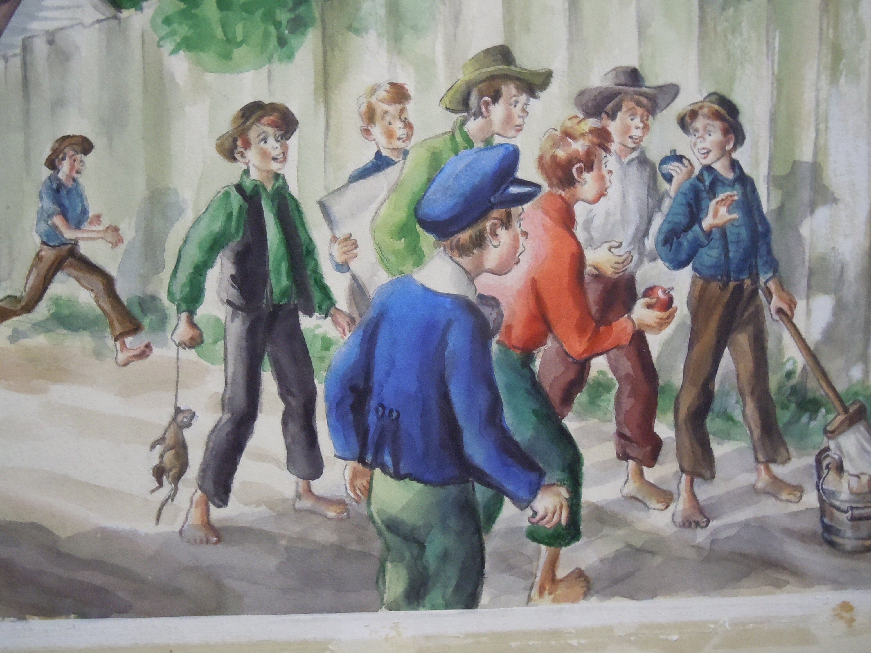 Donald Alexander Mackay the Adventures of Tom Sawyer 1946 Mark Twain ...