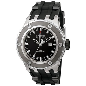 INVICTA Men&#39;s Subaqua 6181 Reserve Collection Black Dial Black Rubber Dive Watch Swiss Made GMT Box & Papers