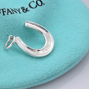 Tiffany & Co. 1837 Sterling Silver Horseshoe Charm Pendant With