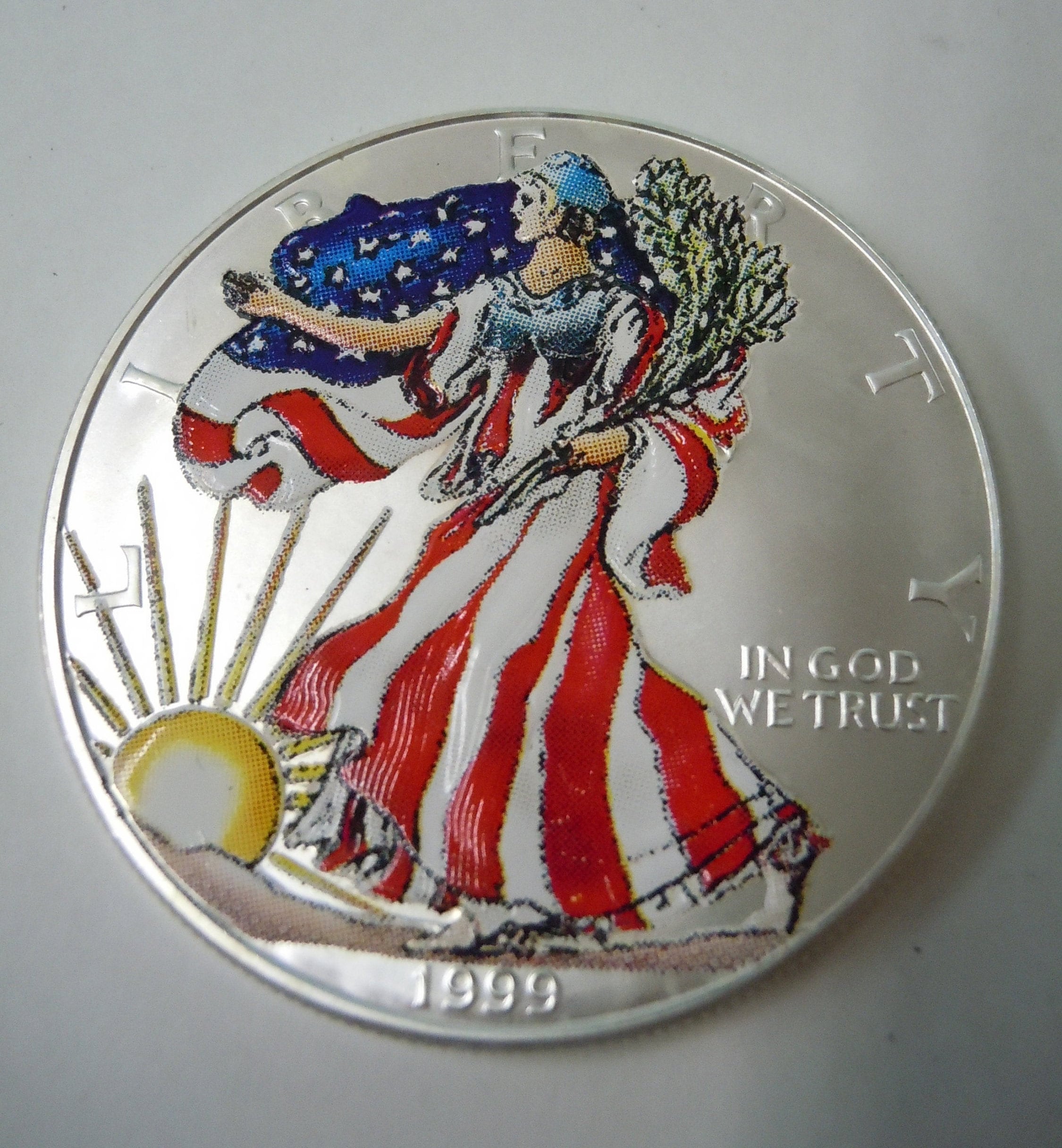 ア*キ様 1999 アメリカンイーグル銀貨 1oz .999 シルバー ケース付