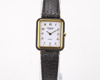 Stunning 1980's Vintage Swiss Small Quartz Ladies Tank Dress Watch