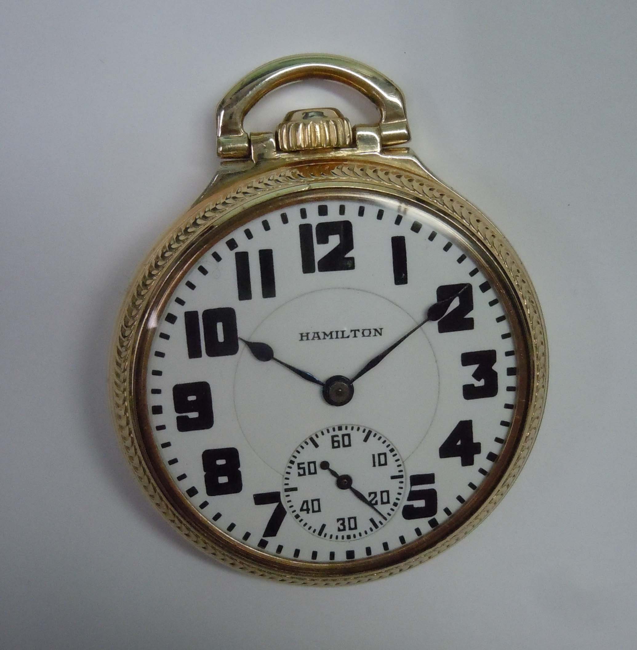 hamilton pocket watch 992 double roller