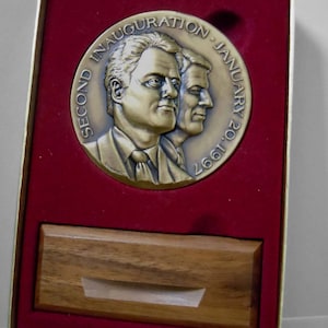 Bill Clinton Albert Gore 1996 Second Inauguration Medal Medallic Art Co.