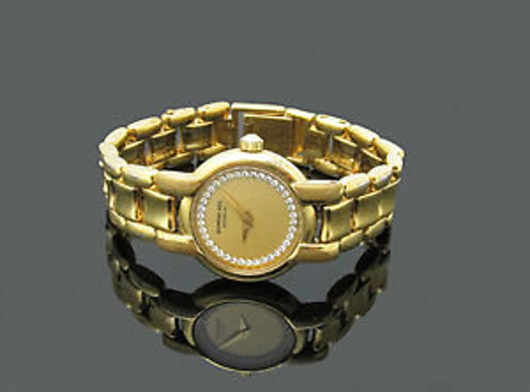 Ladies 18K Yellow Gold Plated Raymond Weil 3740-1 Swiss Quartz