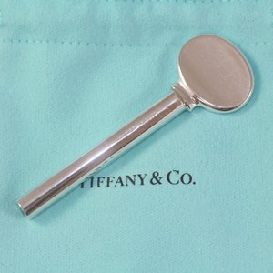Tiffany & Co. Sterling Silber Zahnpasta Schlüssel Tube Squeezer w / Beutel und Box